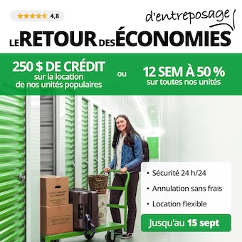 Depotium Mini Entrepôt - Saint Antoine  Promotion